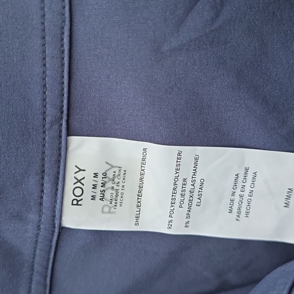 ROXY Women's To Dye Board Quick Dry Swim Suit Shorts- Indigo size M 2" inseam** - Picture 3 of 5